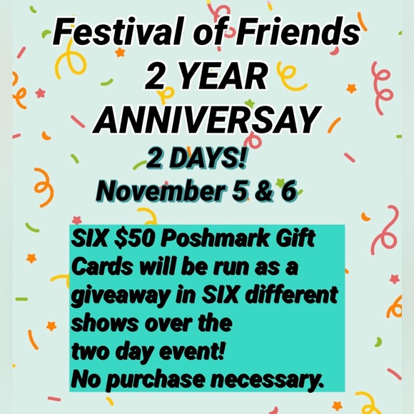 $3 Festival of Friends! 🎉2 Year Anniversary🎉November 5 & 6 - Picture 3 of 13